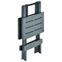 Voir la diapositive 4 : VIDAXL Table pliable de jardin vert 45x43x50 cm plastique