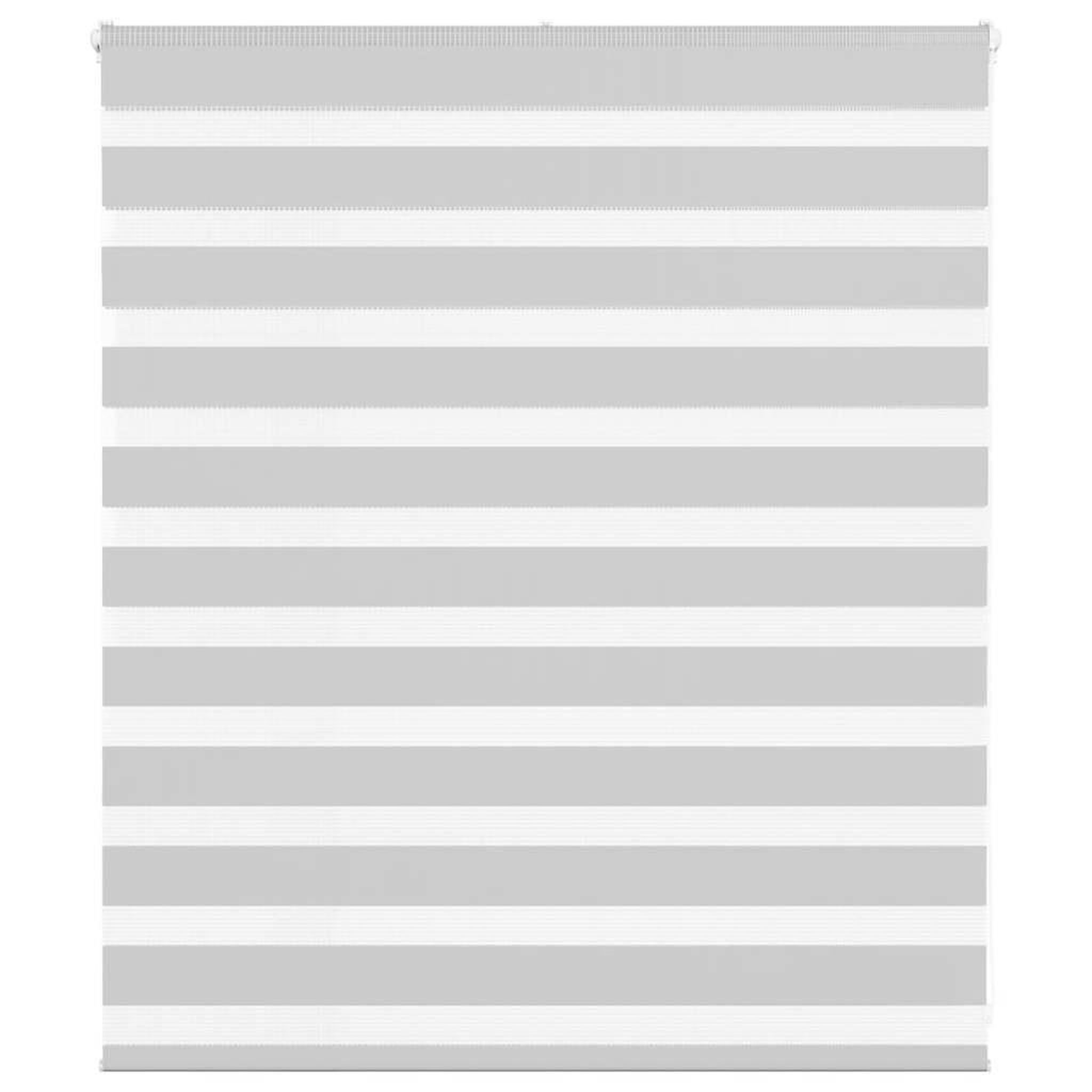 VIDAXL Store zebre gris clair largeur du tissu 125,9 cm polyester