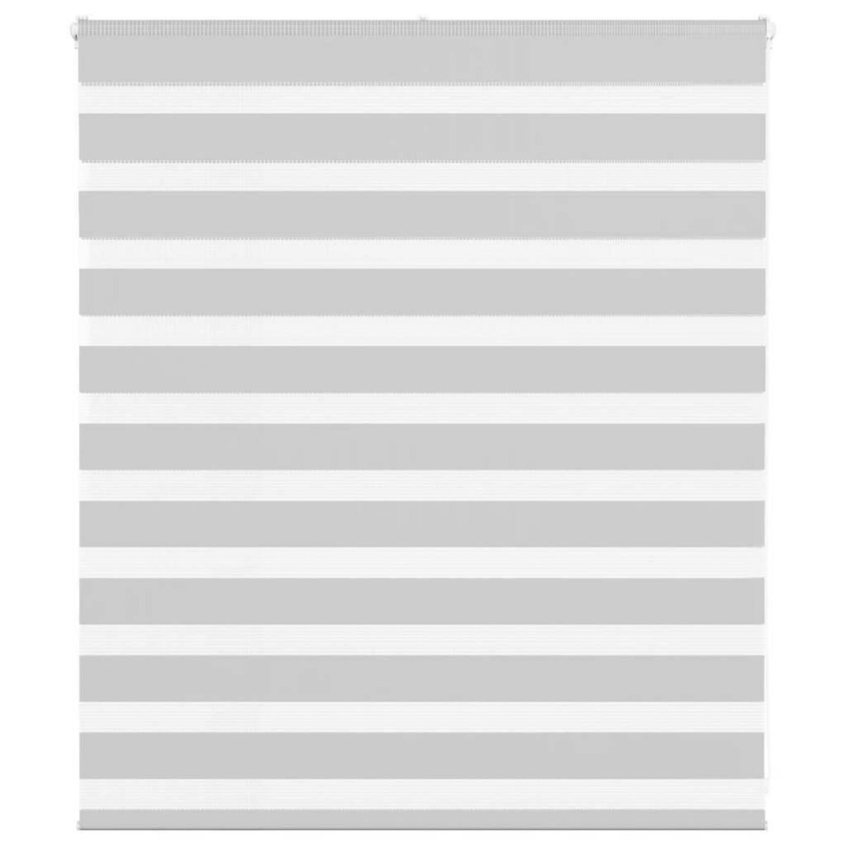 VIDAXL Store zebre gris clair largeur du tissu 125,9 cm polyester