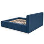 Voir la diapositive 6 : BEST MOBILIER Topaze - lit coffre - 180x200 cm - sommier inclus - velours côtelé