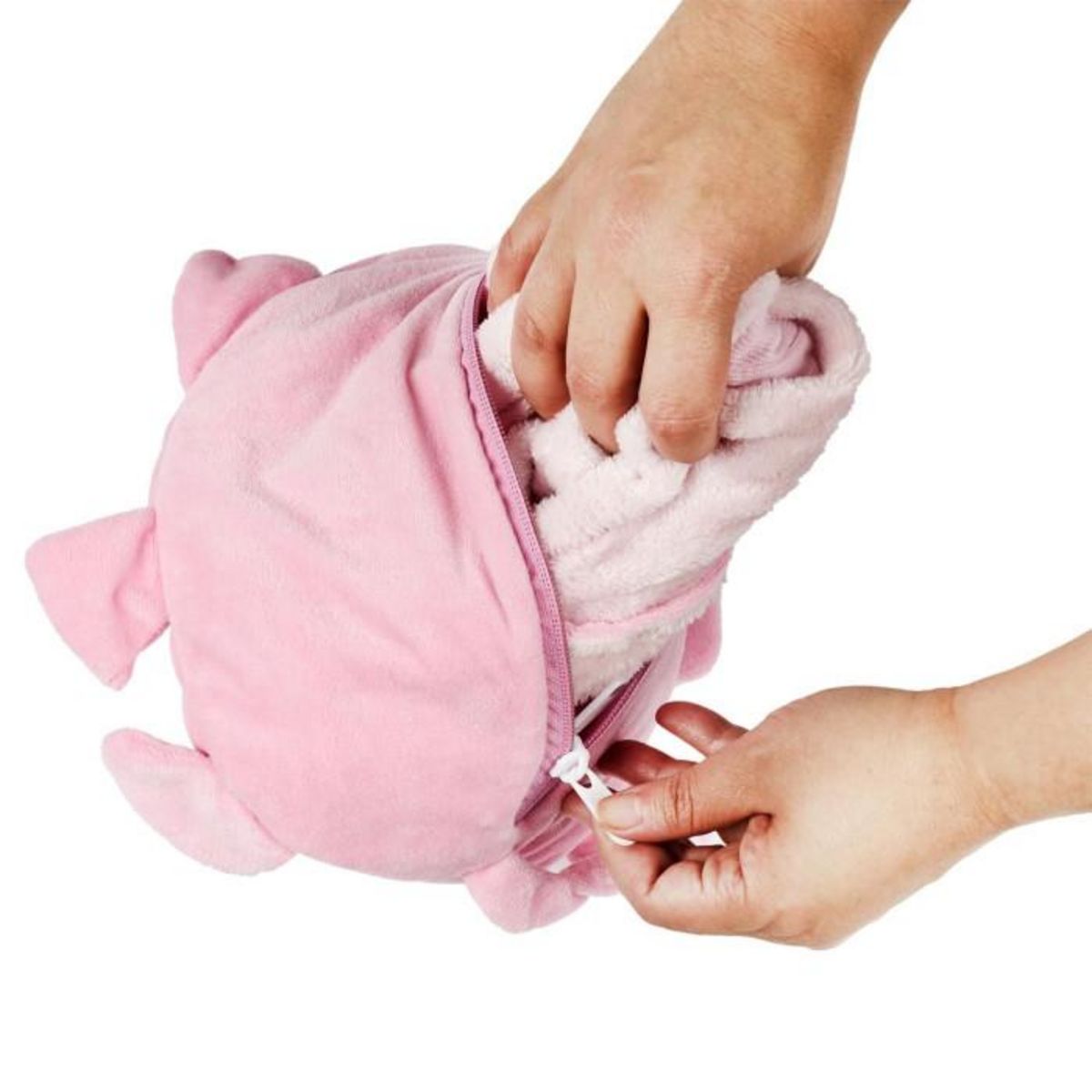 Paris Prix Sweat Pochon Peluche  Enfant  66cm Rose