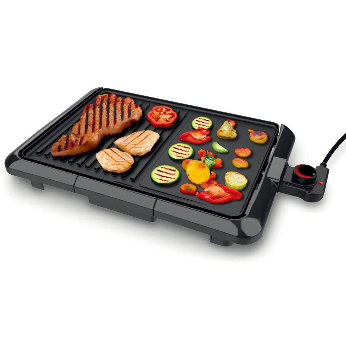 Listo Plancha électrique LPL 4 noir à poser, 35x25 cm