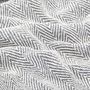 Voir la diapositive 5 : VIDAXL Couverture coton a chevrons 125x150 cm Gris