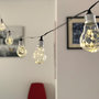 Voir la diapositive 3 : Lumisky Guirlande solaire 10 ampoules FANTASY STAR Noir Cuivre 3.75M