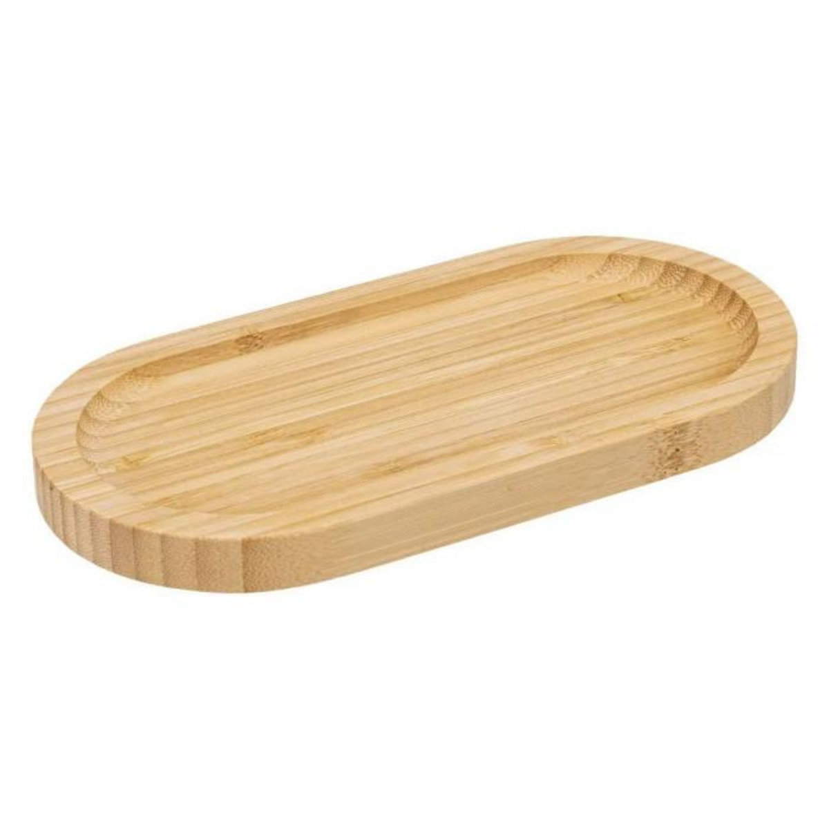 SECRET DE GOURMET Plat de Présentation  Bambou  20cm Naturel
