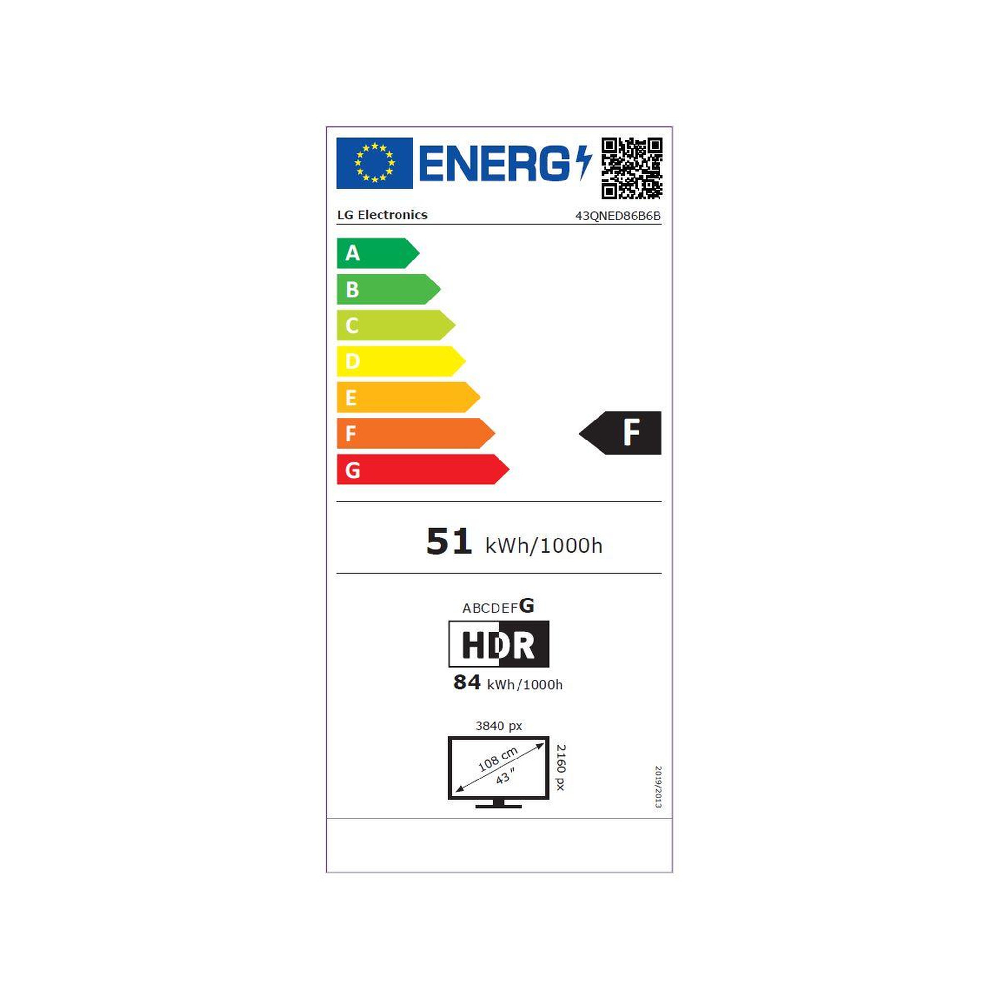Voir la diapositive 6 : LG Tv mini led 43qned86b (2026) 43  (108 cm)