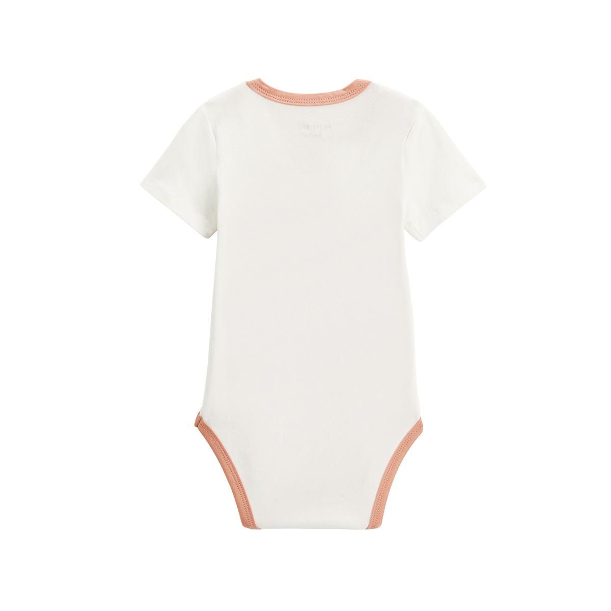 Petit Béguin Lot de 2 bodies bébé manches courtes Mindanao