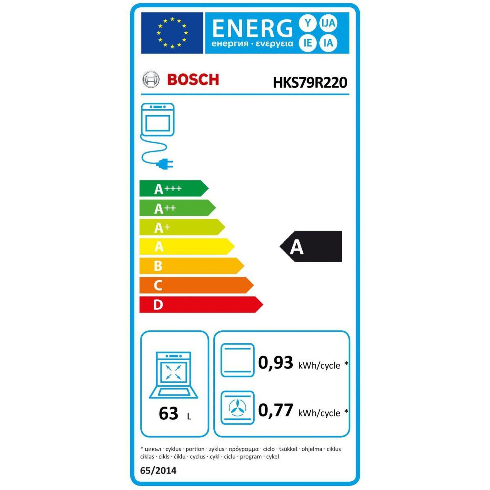 Voir la diapositive 6 : BOSCH Cuisinière vitrocéramique hks79r220