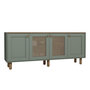 Voir la diapositive 1 : Habitat et Jardin Buffet en bois et cannage  Bohemian  - 180 x 40 x 75 cm - Vert