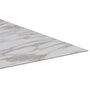 VIDAXL Planche de plancher PVC autoadhesif 5,11 m^2 Blanc Marbre