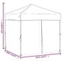 Voir la diapositive 6 : VIDAXL Tente de reception pliable avec parois Blanc 2x2 m