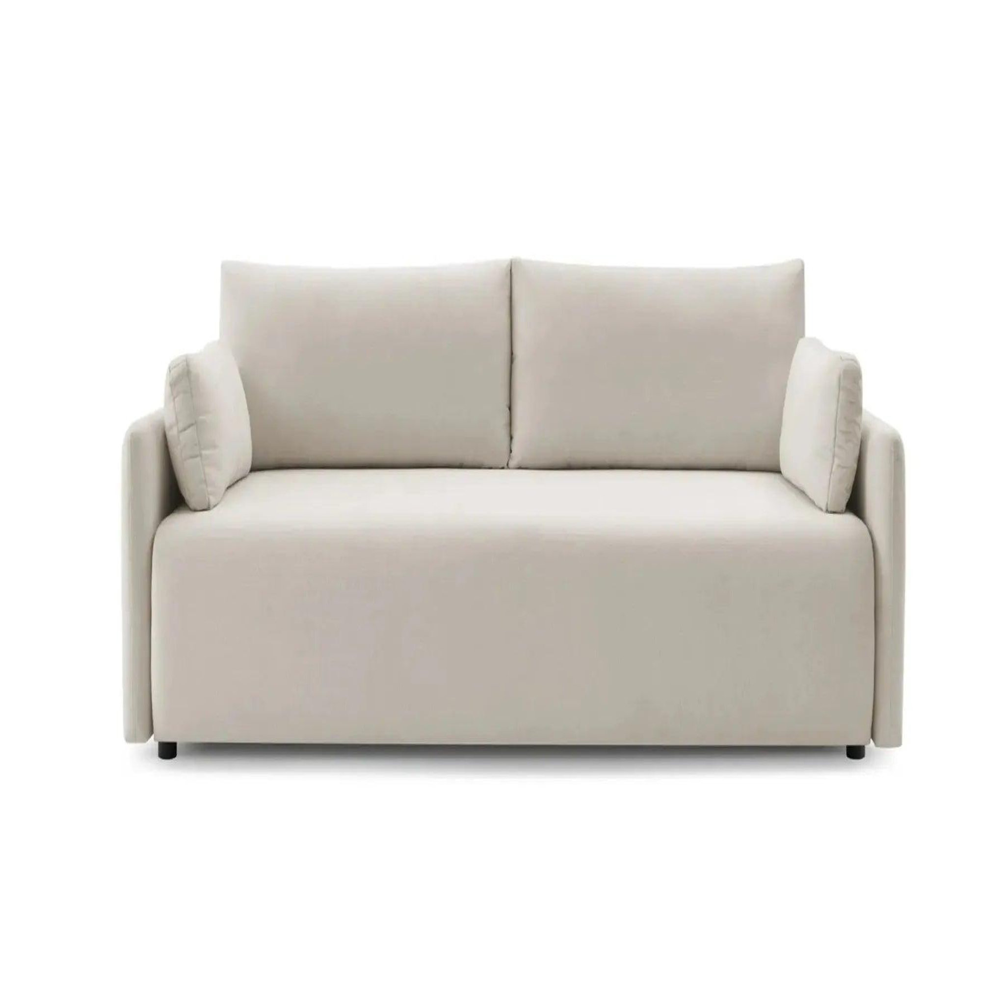 Voir la diapositive 1 : CASANOVA PARIS Axelle - canapé droit convertible tissu lisse