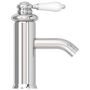 Voir la diapositive 4 : VIDAXL Robinet de lavabo de salle de bain Finition chromee 130x180 mm