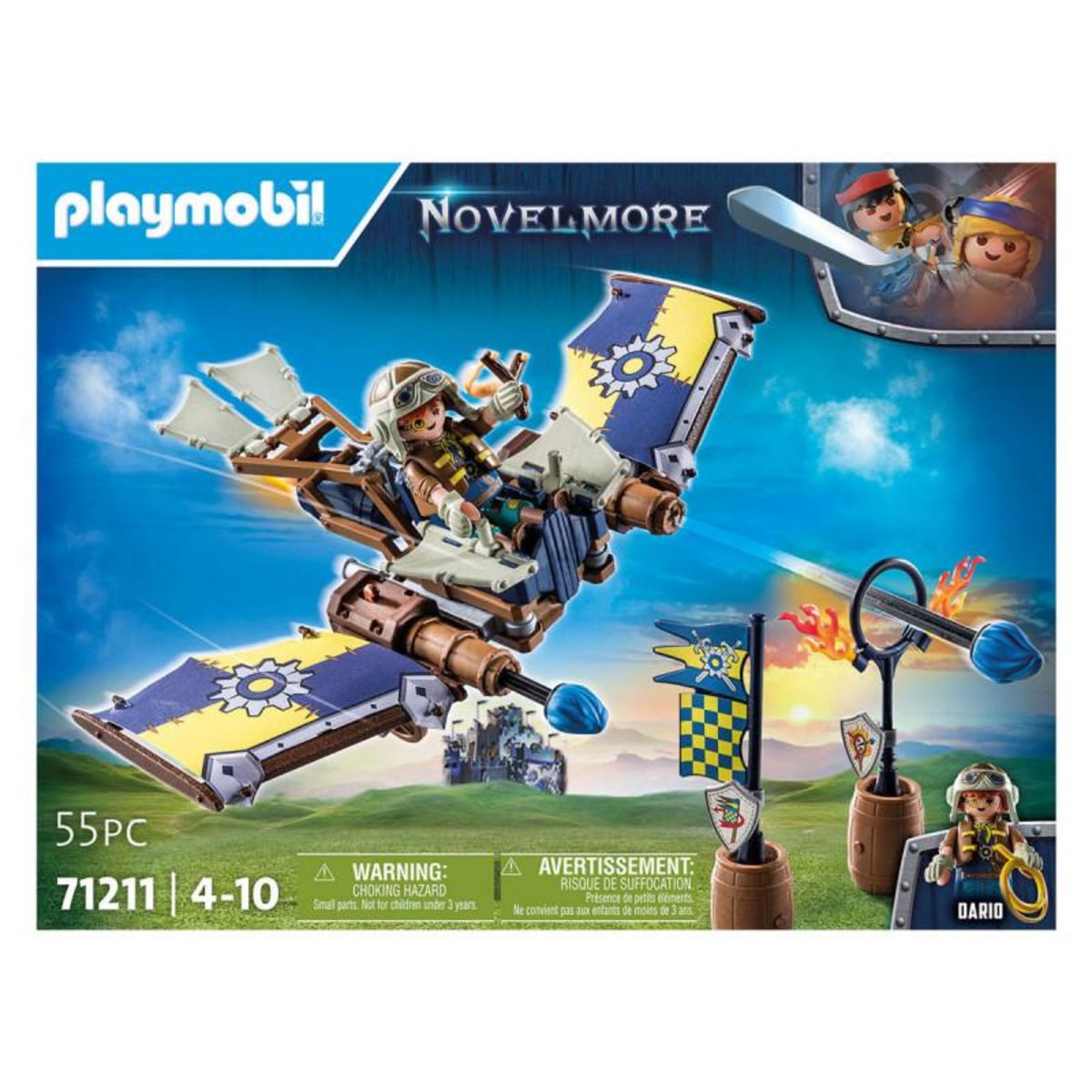 PLAYMOBIL Playmobil Novelmore Dario's glider - 71211 71211