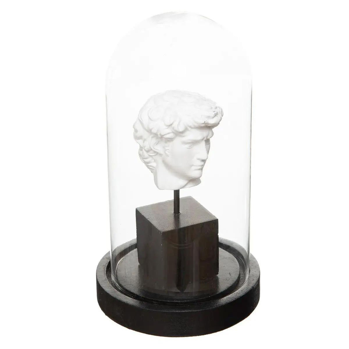 ATMOSPHERA Cloche à Poser Déco  Sublima  21cm Noir & Blanc