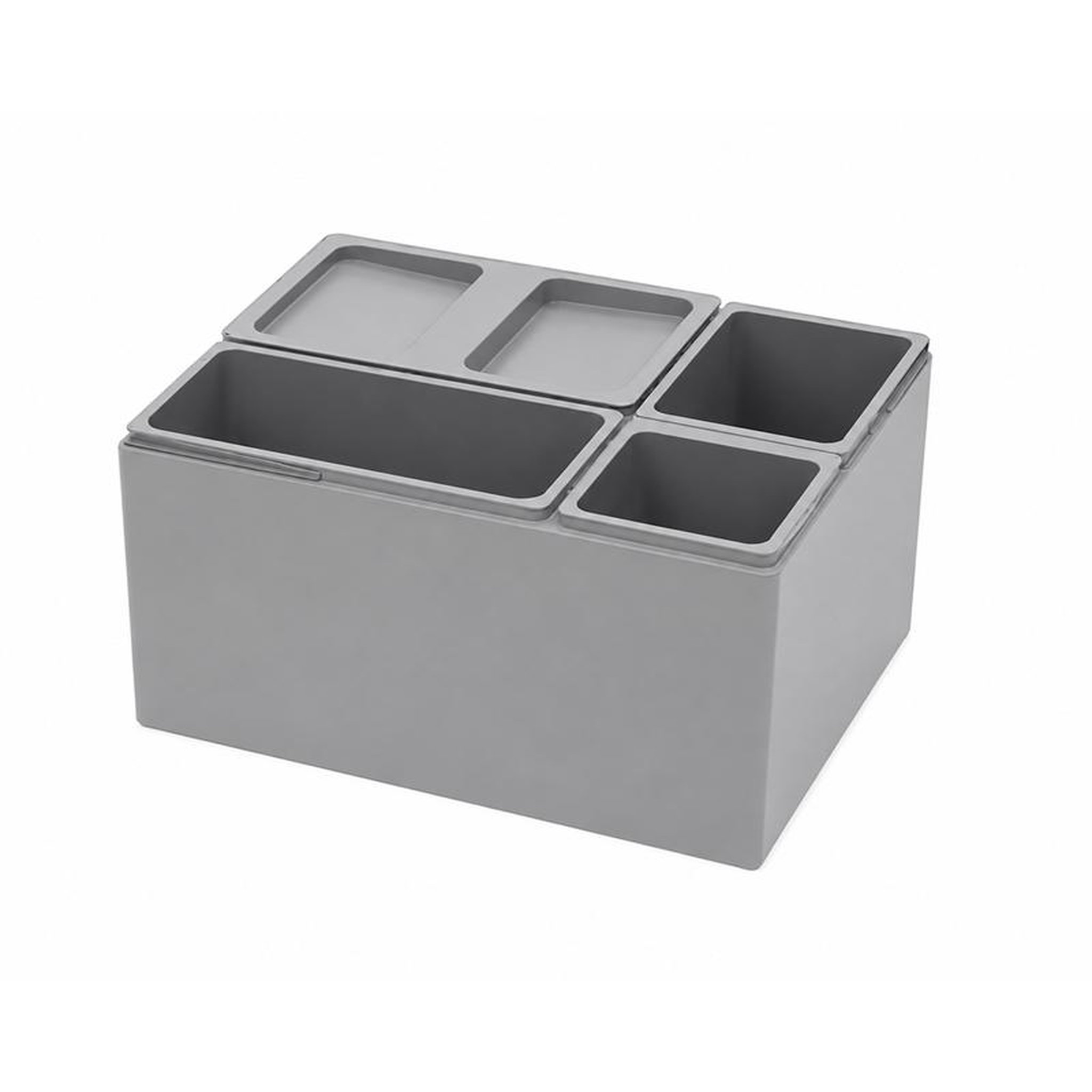 HAILO Poubelle de cuisine encastrable pour tiroir coulissant 30l hailo as xxl 450