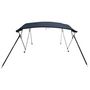 Voir la diapositive 5 : VIDAXL Toit bimini a 4 arceaux parois en maille 243x(170-182)x137 cm