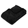 Voir la diapositive 1 : ATMOSPHERA Plaid Polaire Microfibre 125x150cm Noir