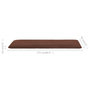 Voir la diapositive 6 : VIDAXL Chaise longue pliable Tissu Oxford Marron