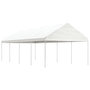 Voir la diapositive 1 : VIDAXL Belvedere avec toit blanc 8,92x4,08x3,22 m polyethylene
