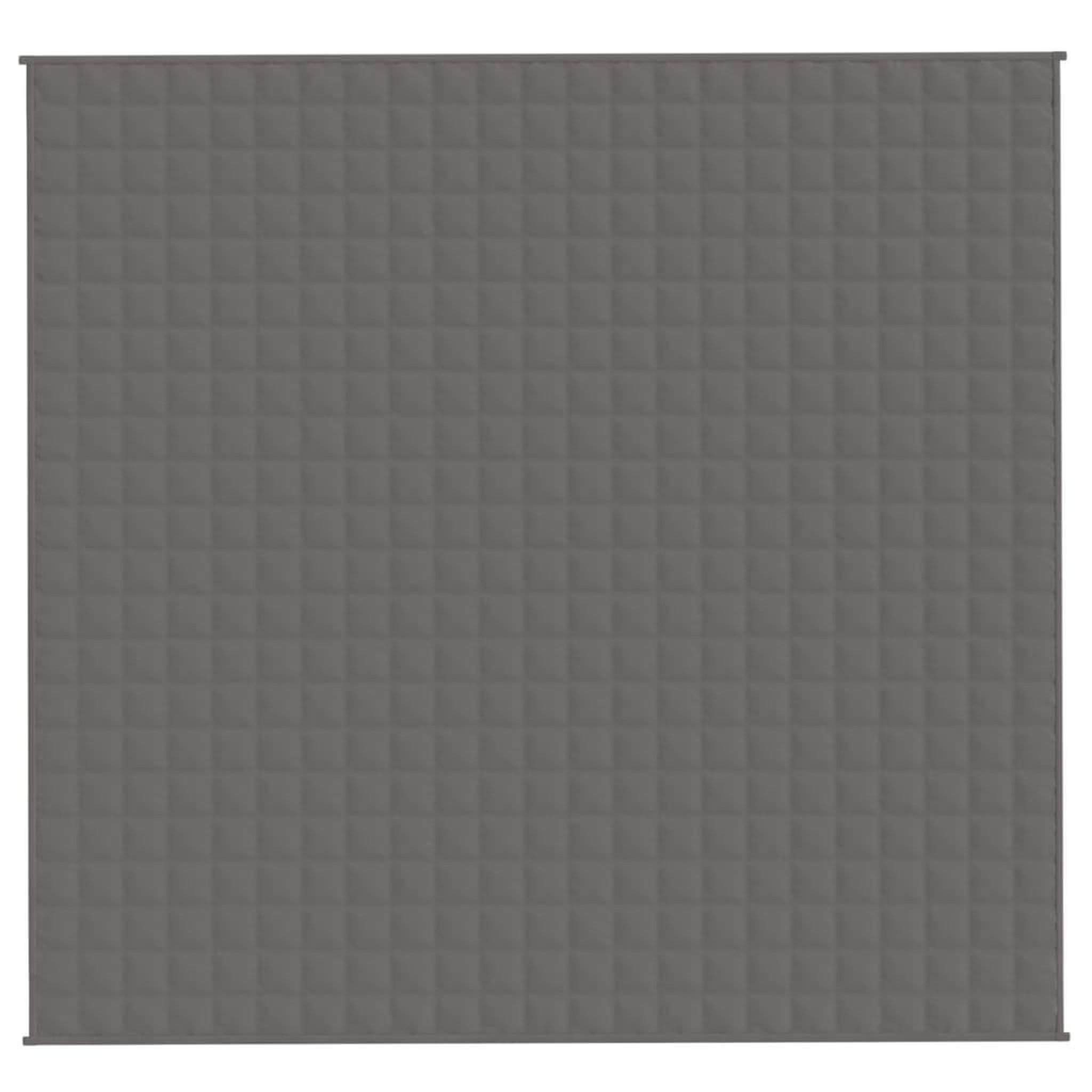 Voir la diapositive 3 : VIDAXL Couverture lestee Gris 220x230 cm 15 kg Tissu