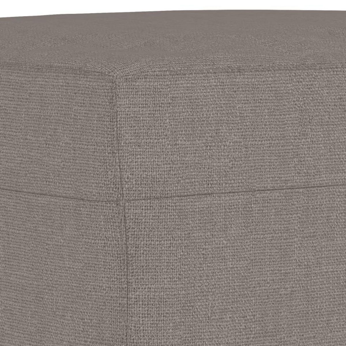 VIDAXL Repose-pied Taupe 70x55x41 cm Tissu
