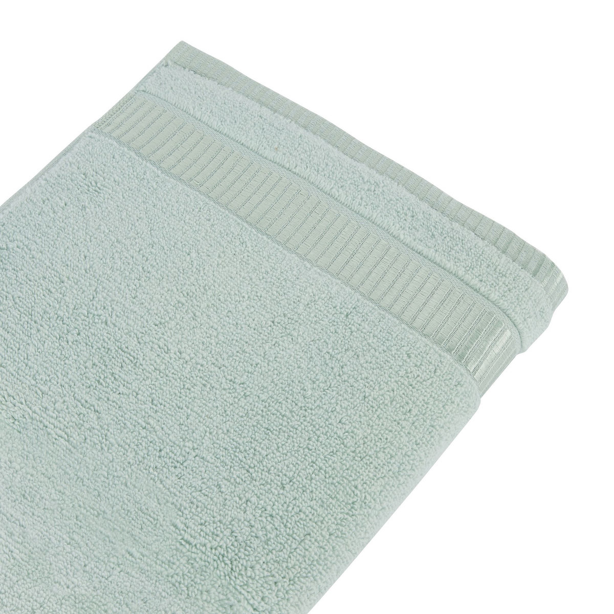 ACTUEL Serviette de toilette unie en coton qualité Zéro twist 450g/m² 