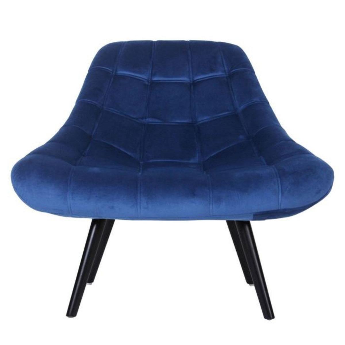 Paris Prix Fauteuil Scandinave en Velours  Johan  102cm Bleu