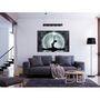Voir la diapositive 2 : Paris Prix Tableau Imprimé  Twine Wide Grey
