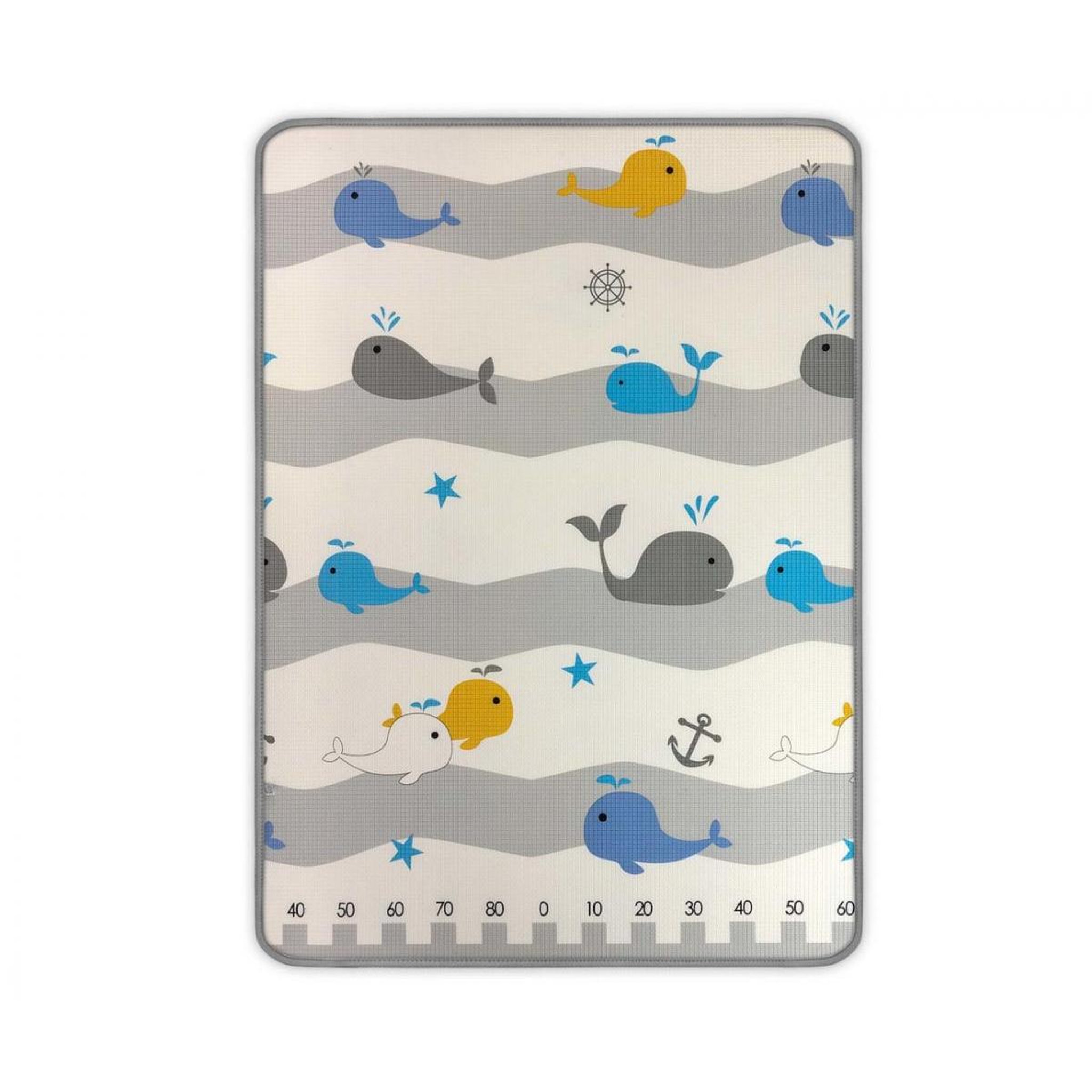 Voir la diapositive 4 : MILLY MALLY Tapis de Jeu en Mousse Kinder - Design Ours et Baleines pour Bébé