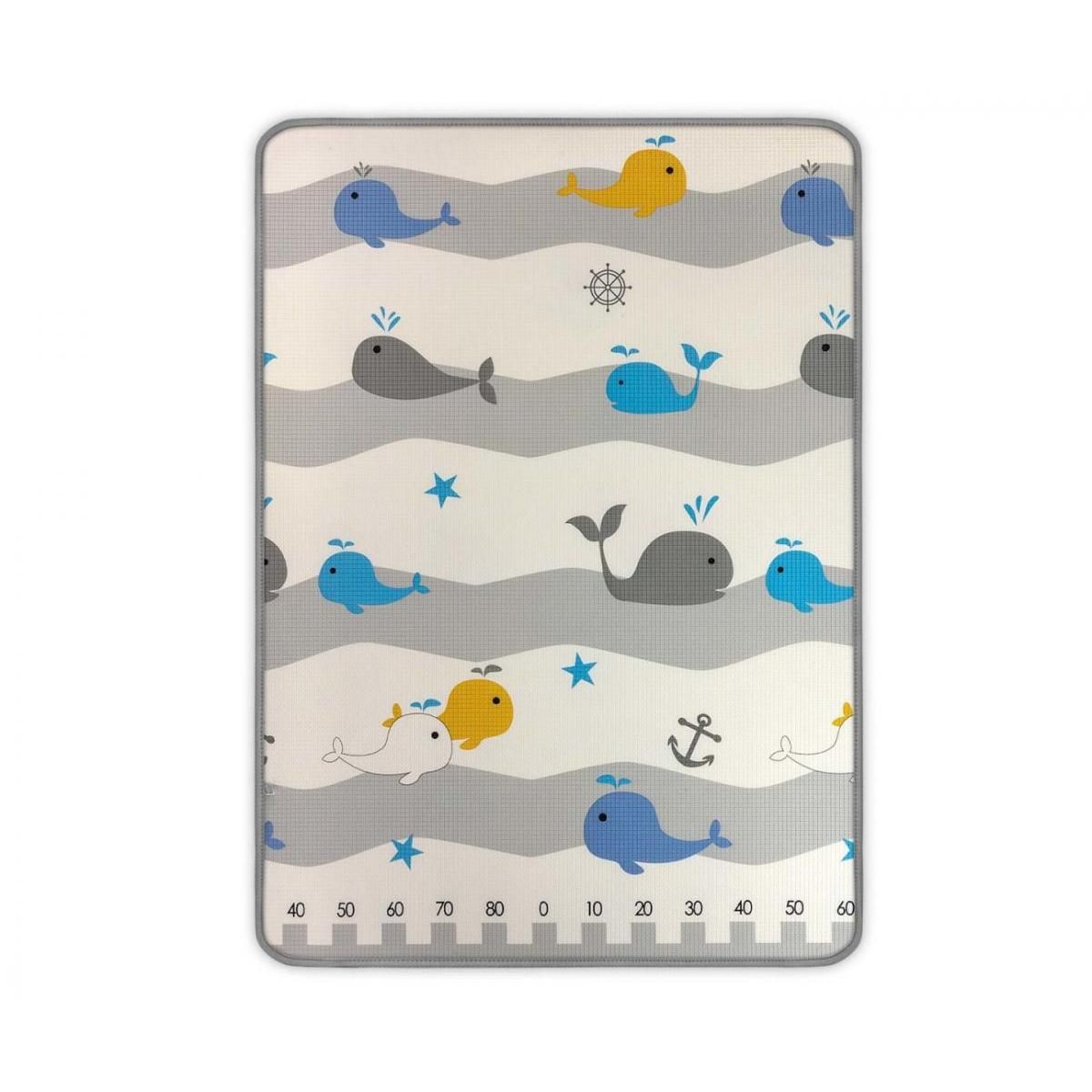 MILLY MALLY Tapis de Jeu en Mousse Kinder - Design Ours et Baleines pour Bébé