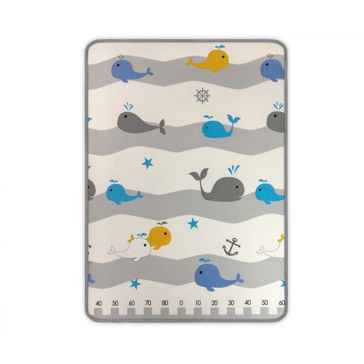 MILLY MALLY Tapis de Jeu en Mousse Kinder - Design Ours et Baleines pour Bébé