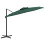 Voir la diapositive 3 : VIDAXL Parasol cantilever a double toit Vert 300x300 cm