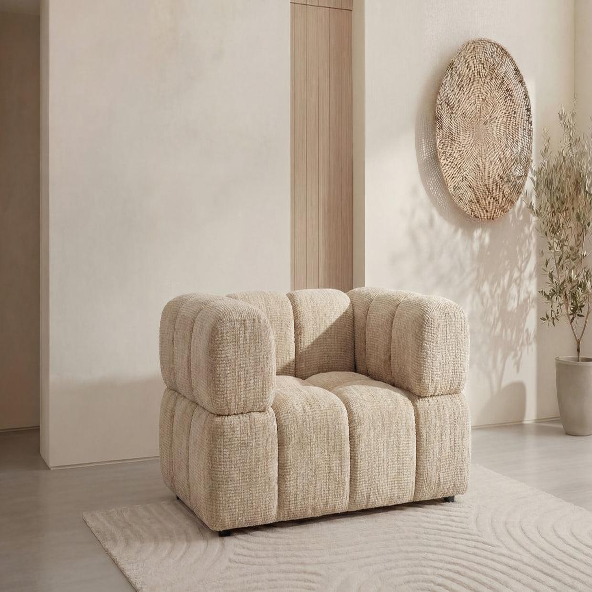 Voir la diapositive 2 : CASANOVA PARIS GUSTAVE - Fauteuil tissu chenille
