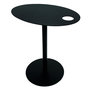 Voir la diapositive 1 : Paris Prix Table d'Appoint Ovale en Métal  Melisa  45cm Noir