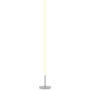 Voir la diapositive 1 : HOMCOM Lampadaire tube LED droit dimmable réglable 18W H.150cm avec télécommande acier gris
