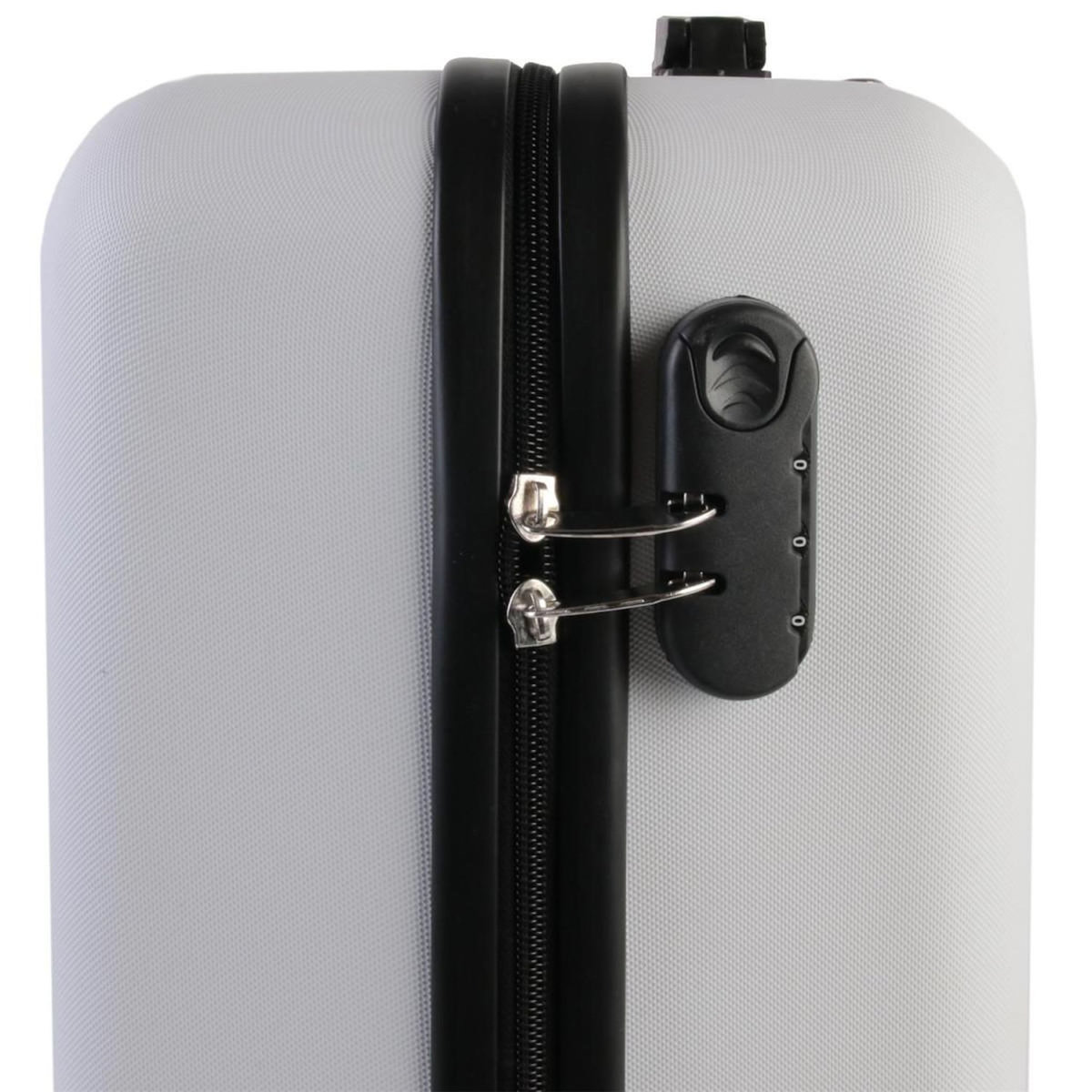 Paris Prix Valise Cabine Embossée  Ananas  52cm Blanc