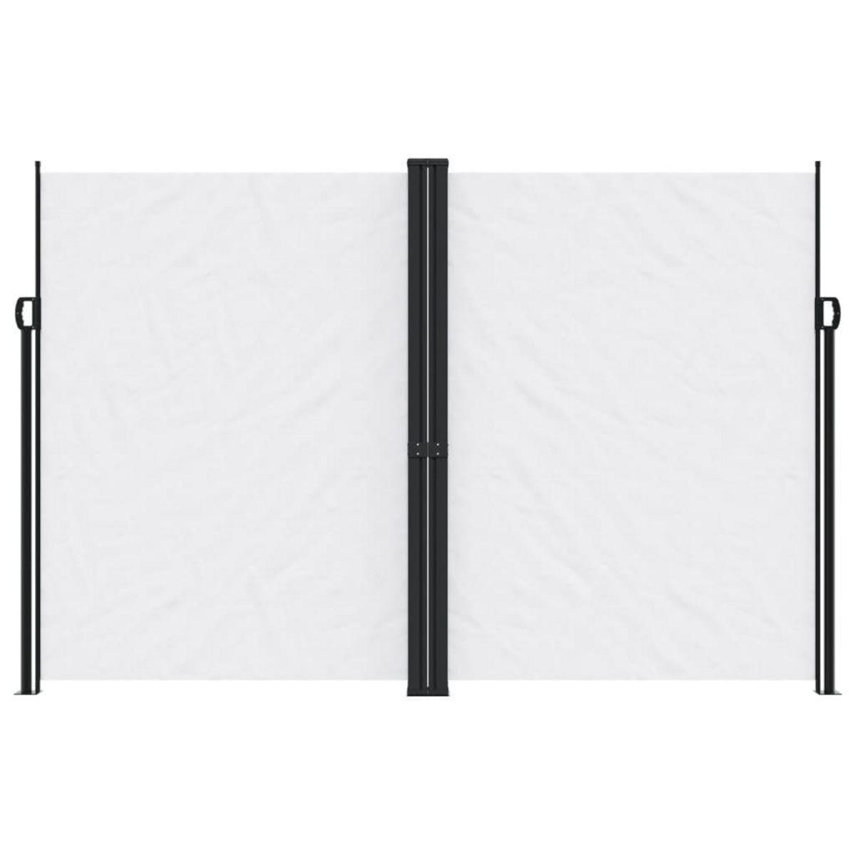 VIDAXL Auvent lateral retractable blanc 220x600 cm