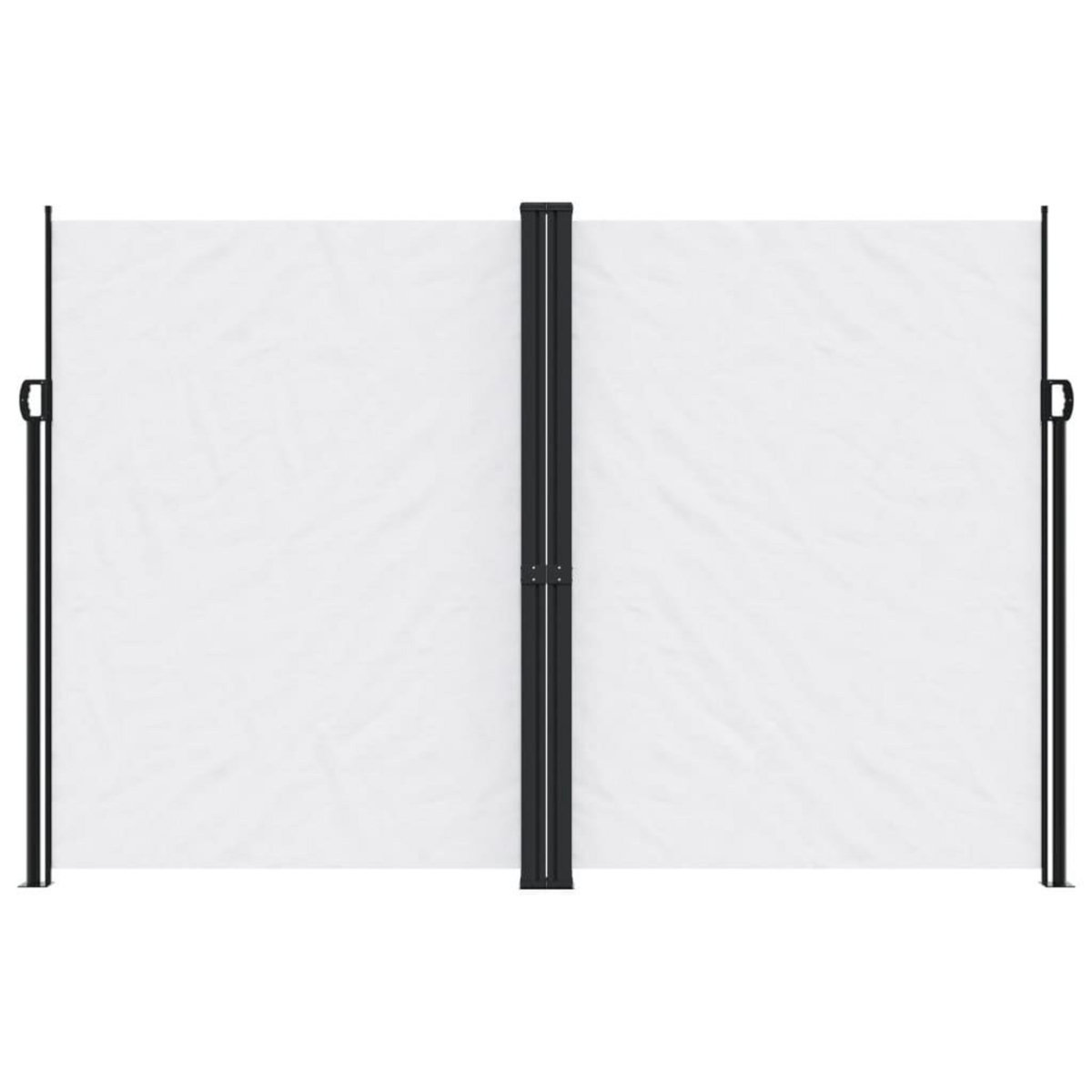 VIDAXL Auvent lateral retractable blanc 220x600 cm