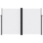 Voir la diapositive 3 : VIDAXL Auvent lateral retractable blanc 220x600 cm