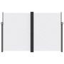 Voir la diapositive 3 : VIDAXL Auvent lateral retractable blanc 220x600 cm