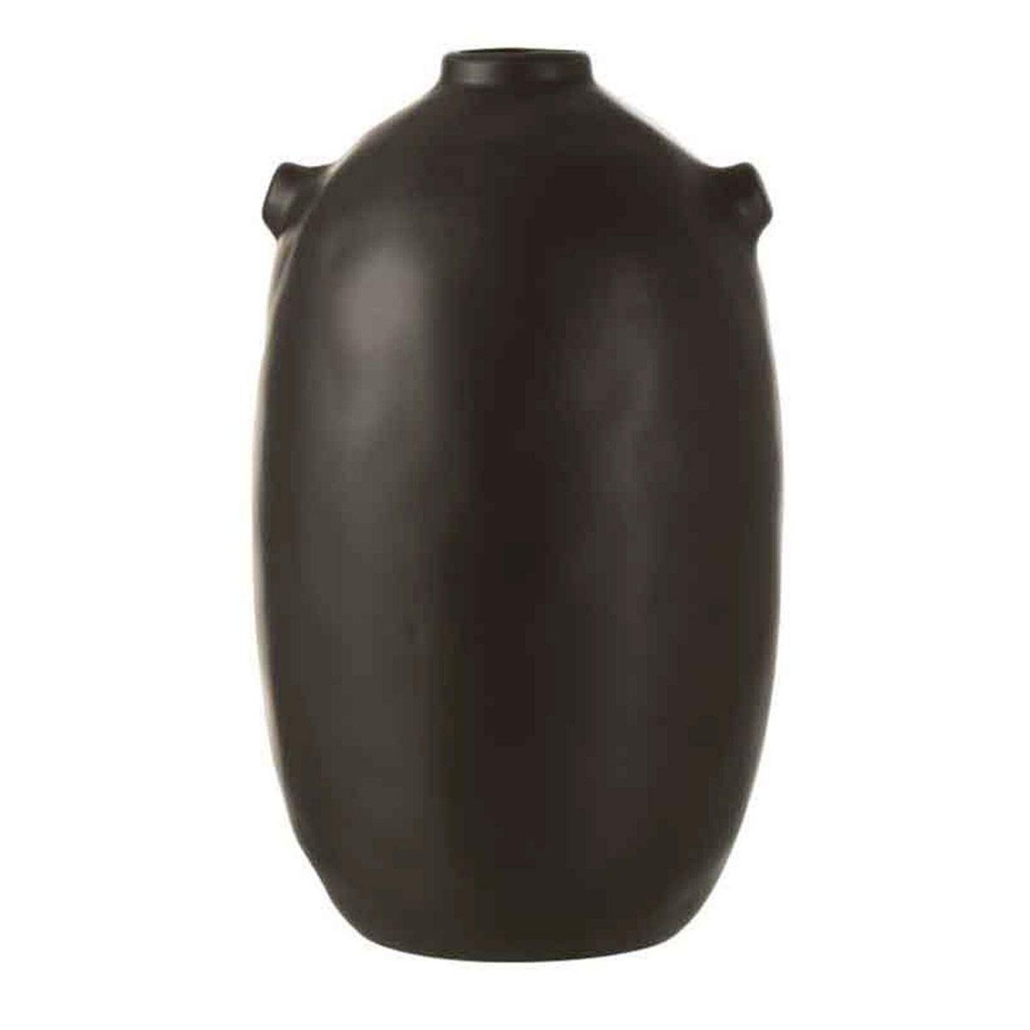 Voir la diapositive 1 : J-LINE Vase design céramique  renaissance  27cm noir
