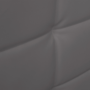 Voir la diapositive 6 : ID MARKET Lit double CHARLOTTE avec tête de lit et sommier 140 x 190 cm PVC gris