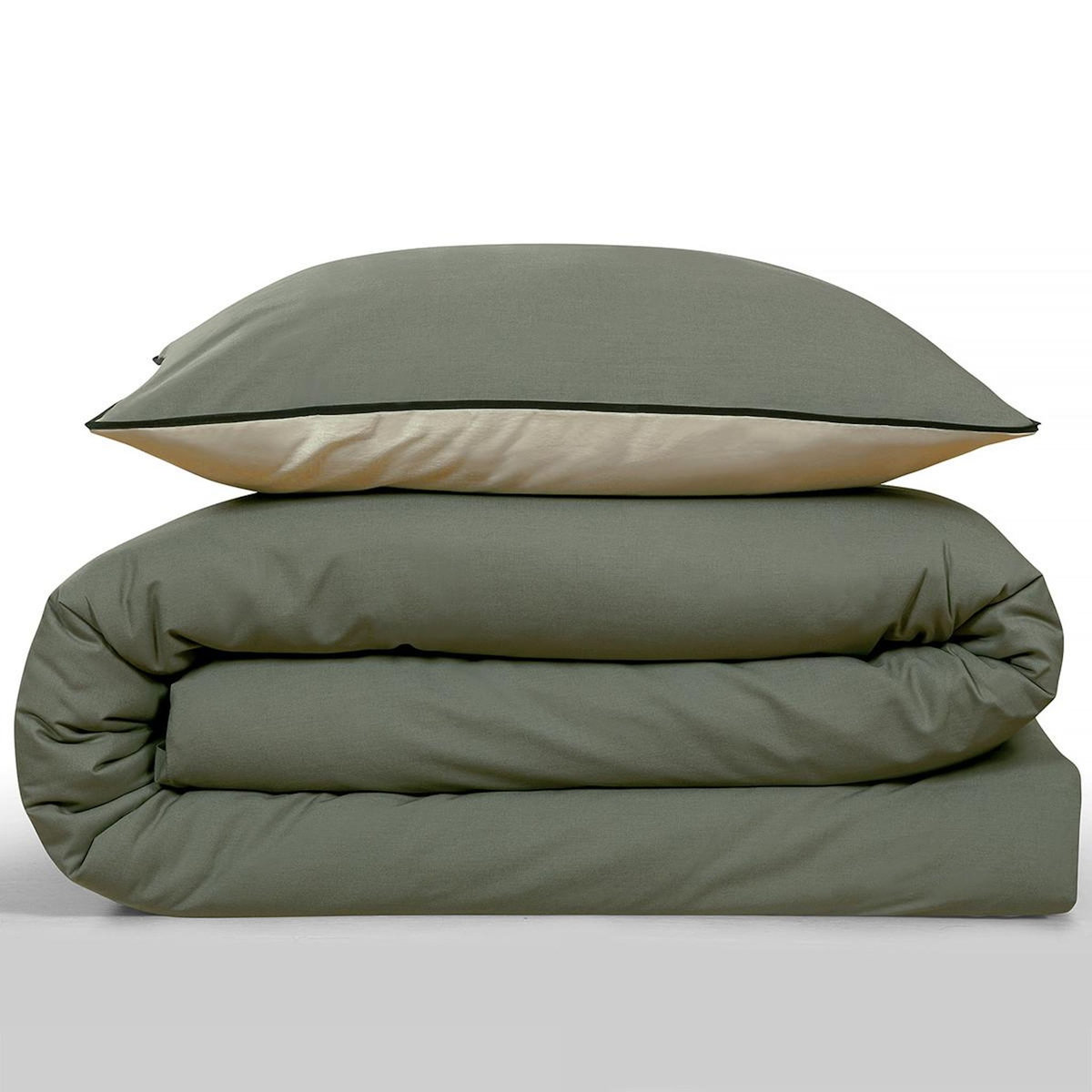 FUTURE HOME Parure de lit double bicolore