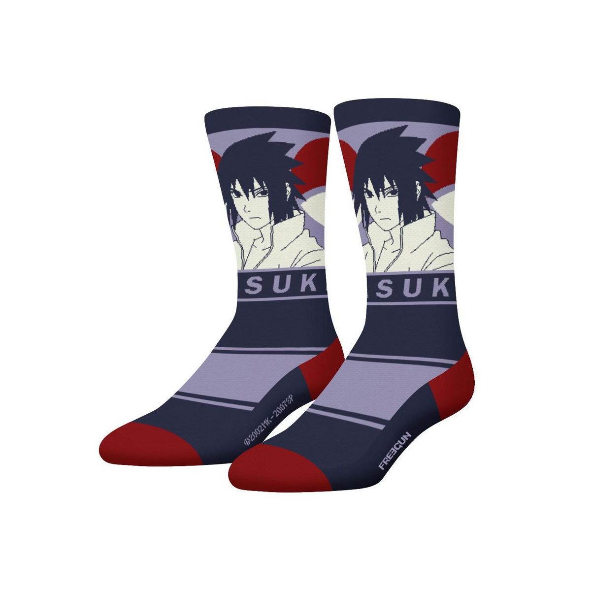 FREEGUN Lot de 4 paires de chaussettes enfant Naruto Shippuden