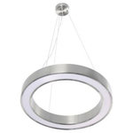 Paris Prix Lampe Suspension Design  Saturn  50cm Argent