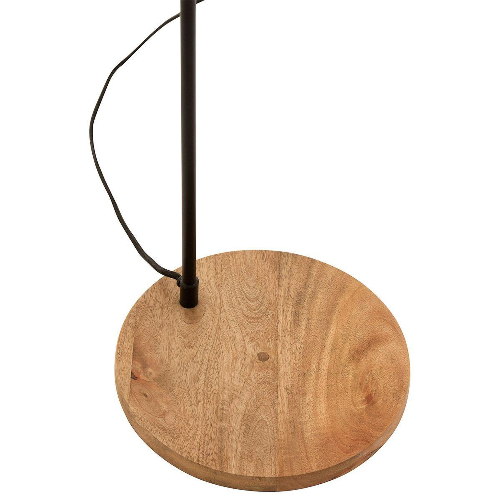 Voir la diapositive 4 : J-LINE Lampadaire design en métal  evy  130cm noir