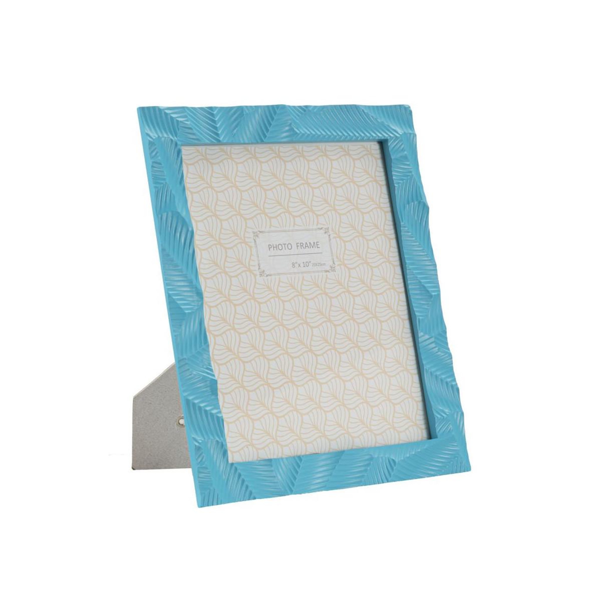Paris Prix Cadre photo déco en résine  light  20x25cm bleu clair