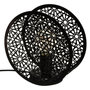 Voir la diapositive 1 : ATMOSPHERA Lampe à Poser Ronde  Lonzo  22cm Noir