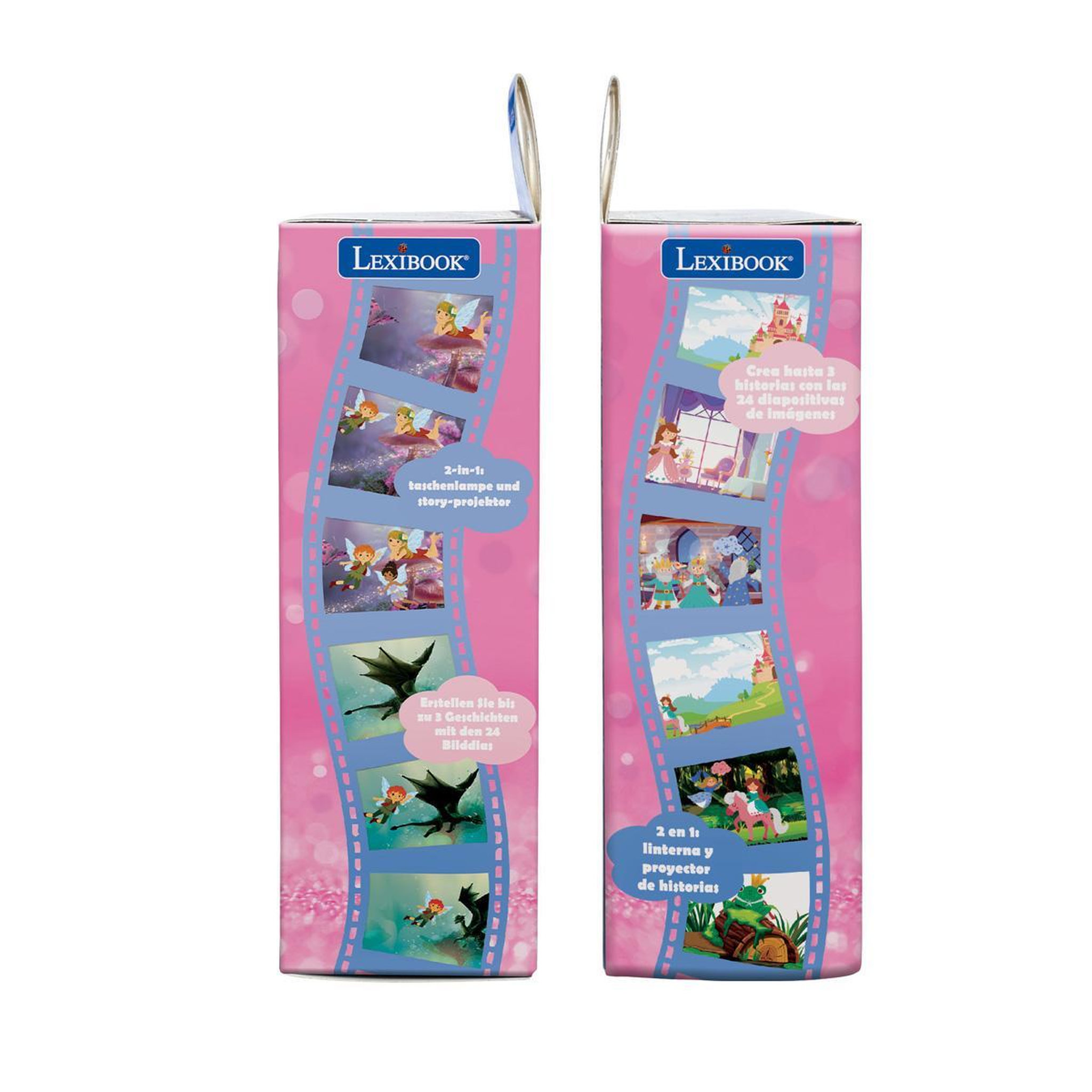 Voir la diapositive 4 : Lexibook Projecteur à histoires et lampe torche Licorne